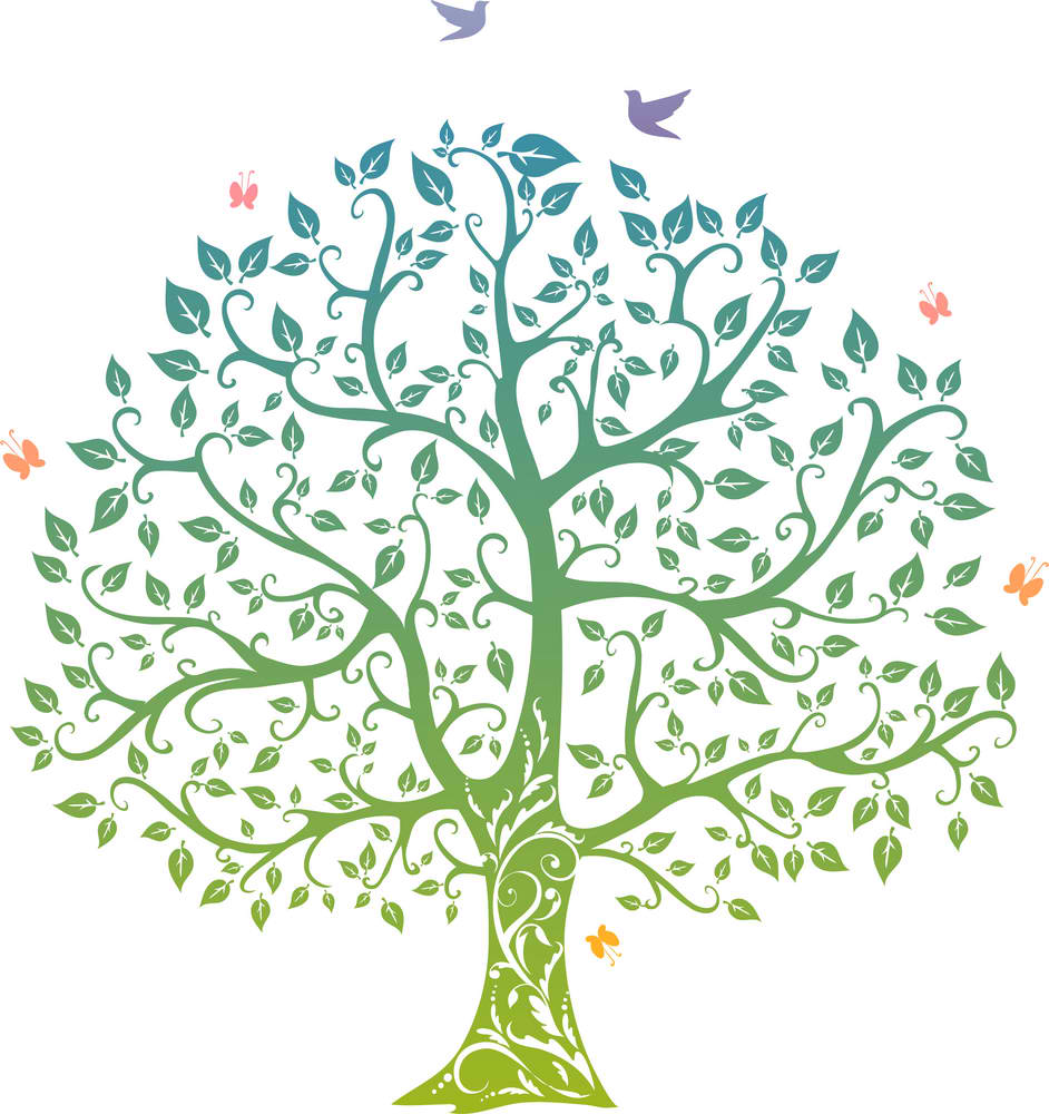 tree designs clip art - photo #9