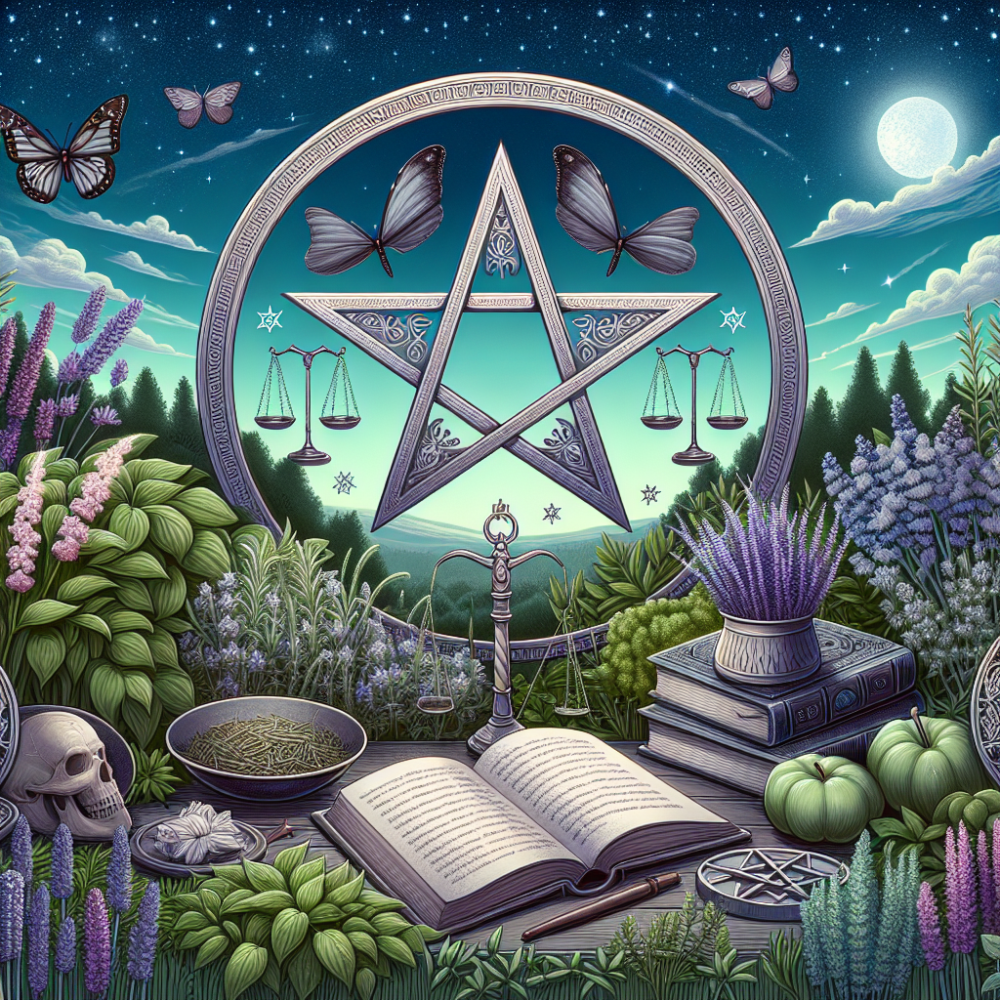 Wiccan Symbolic Illustration