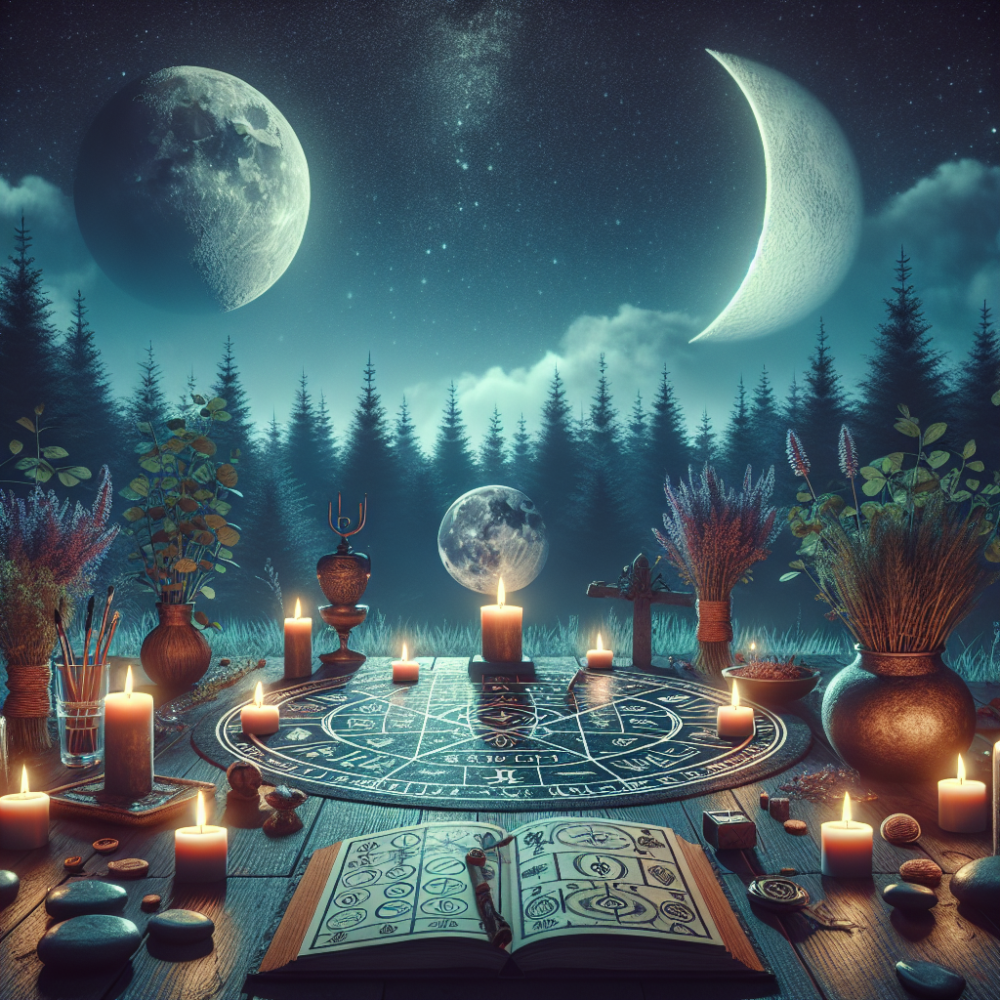 Full Moon Ritual Setup